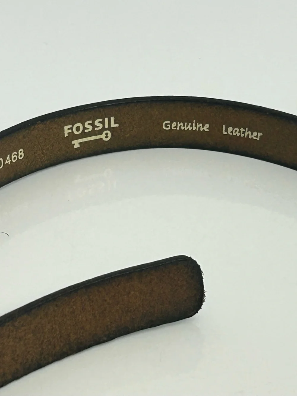 Fossil Leather Belt in Green - women’s Belt size L